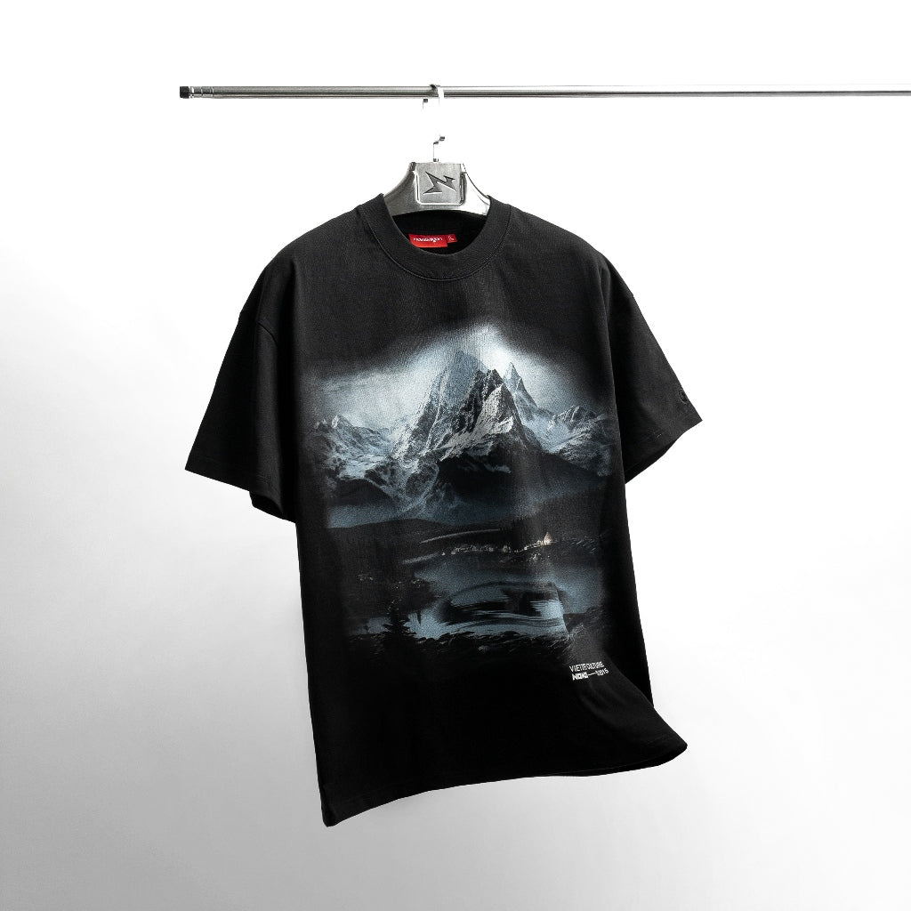 NOWSAIGON Mountain Tee - Black - Genuine Local Brand