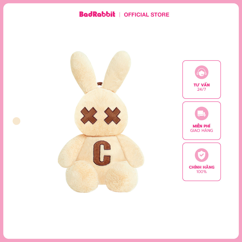 Beige Baby Pink Backpack - Authentic Local Brand