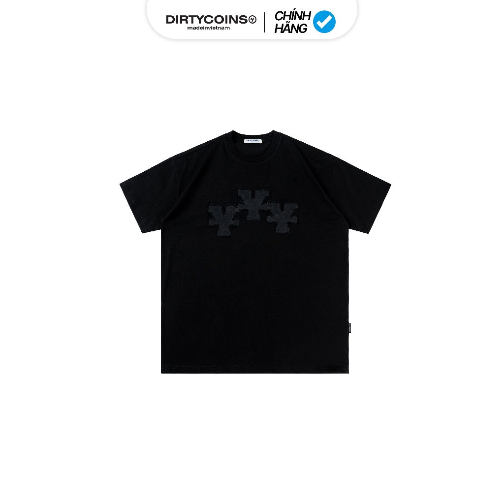 DirtyCoins "Y" Patches Black T-Shirt