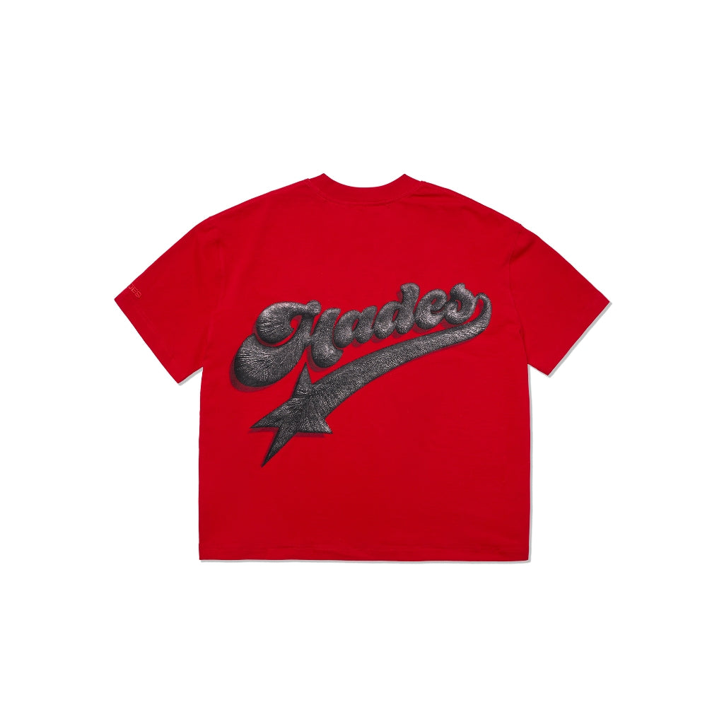 HADES Shooting Star Tee Red - Genuine HADES Brand Unisex Cotton Short Sleeve T-shirt