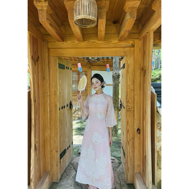 [PRE-ORDER] LINN Design Butterfly Ao Dai (pants included) 