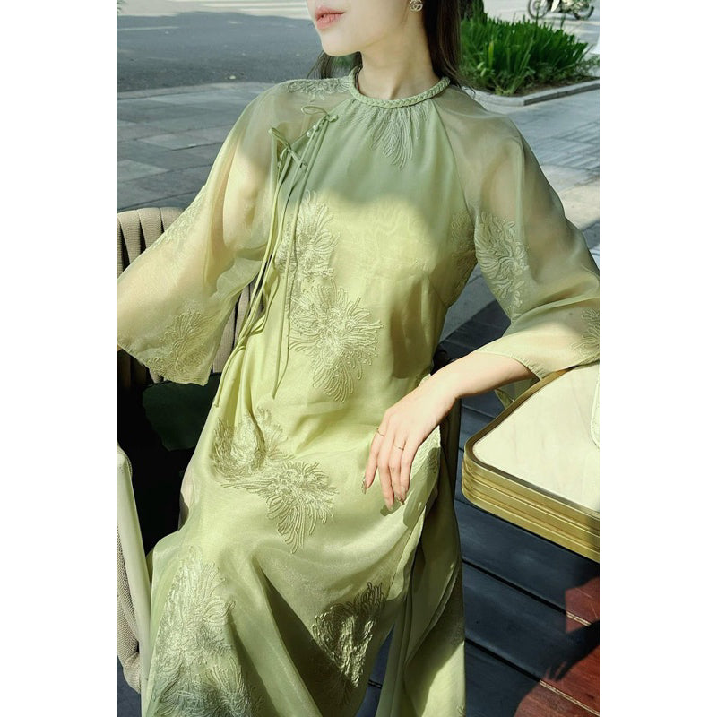[PRE-ORDER] Thi Thu's modernized Ao Dai (with pants) 