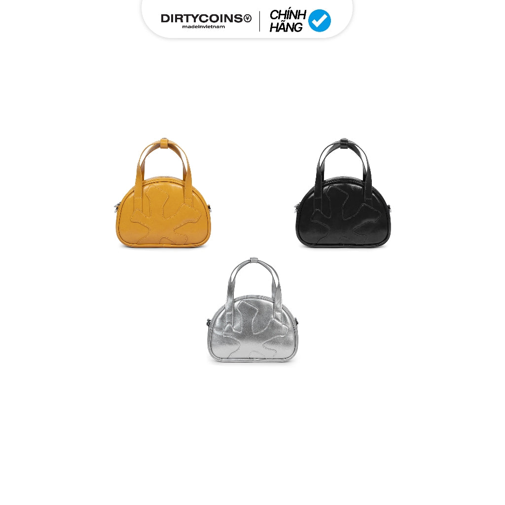 DirtyCoins Mini Bowler Bag Patches 'Y' Logo