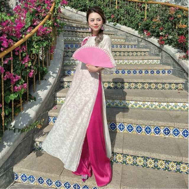 [PRE-ORDER] Luc Ha modernized Ao Dai (pants included) 