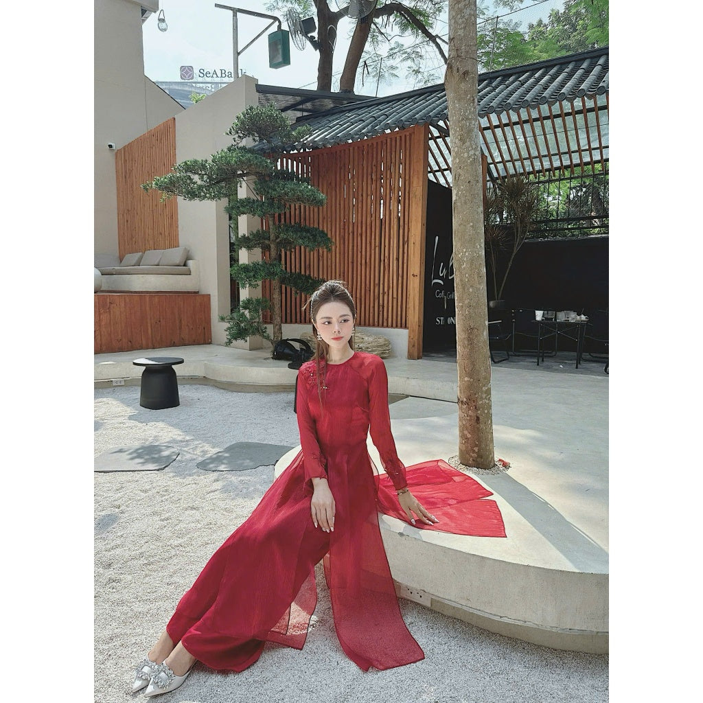 [PRE-ORDER] Chau Duong 4-panel modernized Ao Dai 