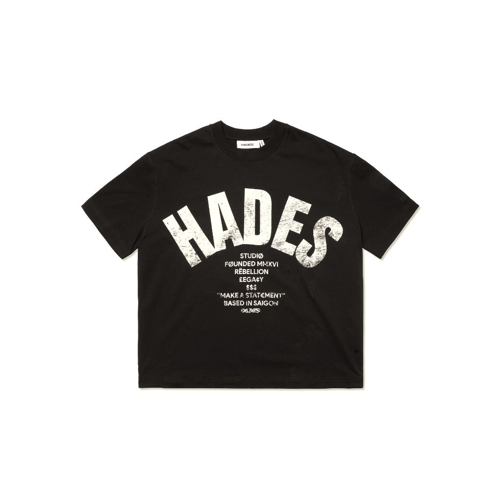 HADES OG Tee Black - Genuine HADES Brand Unisex cotton short-sleeved T-shirt