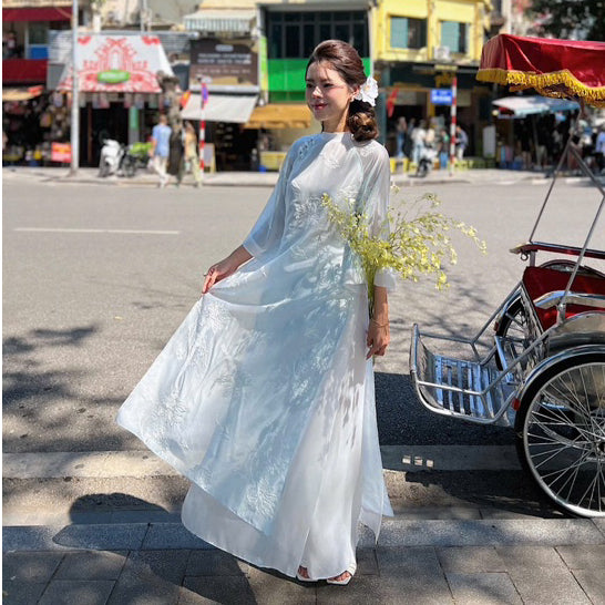 [PRE-ORDER] LINN Design Vu Yen Modern Ao Dai (pants included) 