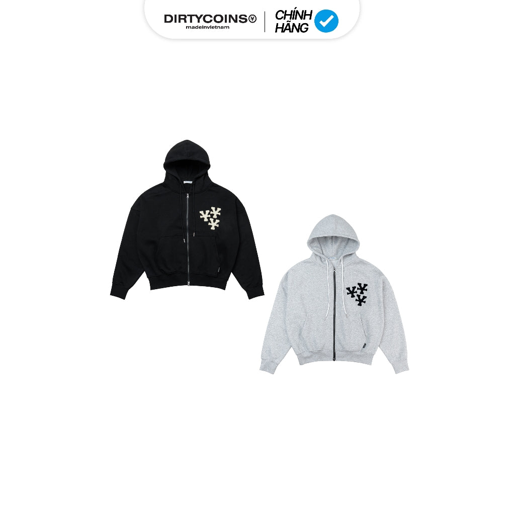DirtyCoins Hoodie “Y” Patches Relaxed