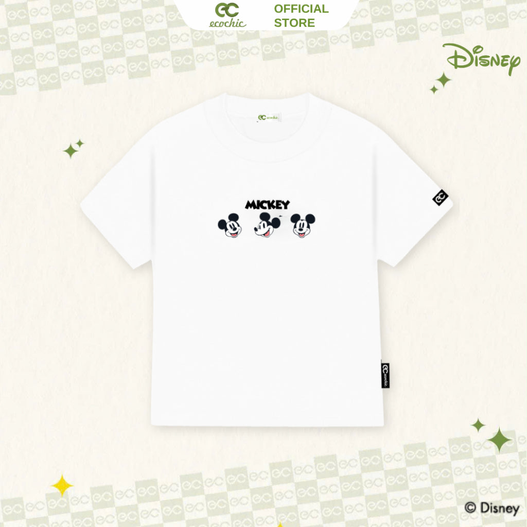 Genuine ECOCHIC PEPPY MICKEY Baby Tee T-Shirt Copyright Disney MICKEY COLLECTION BB001 
