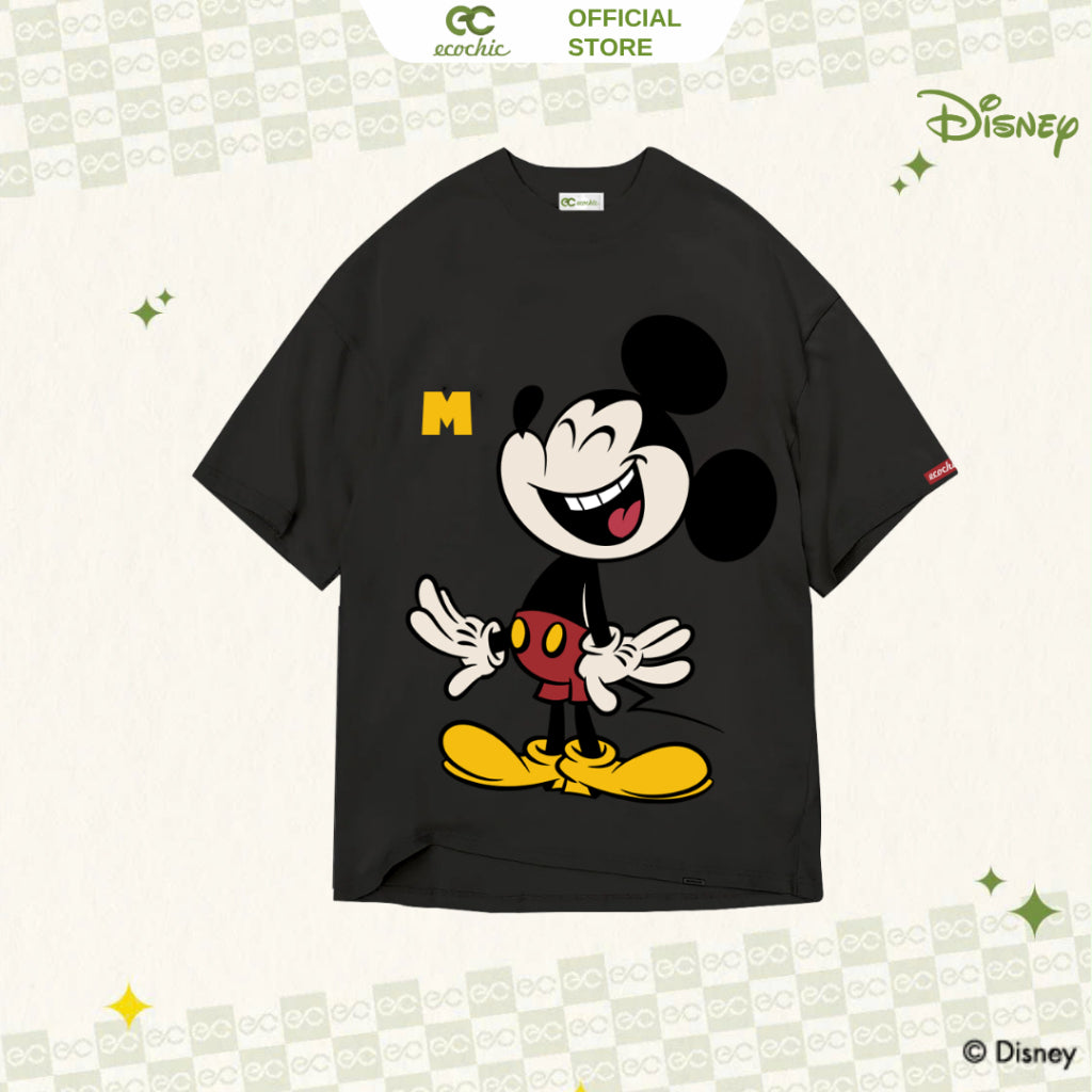 Genuine ECOCHIC MICKEY SPLASH Oversize T-Shirt Copyright Disney MICKEY COLLECTION TS006 