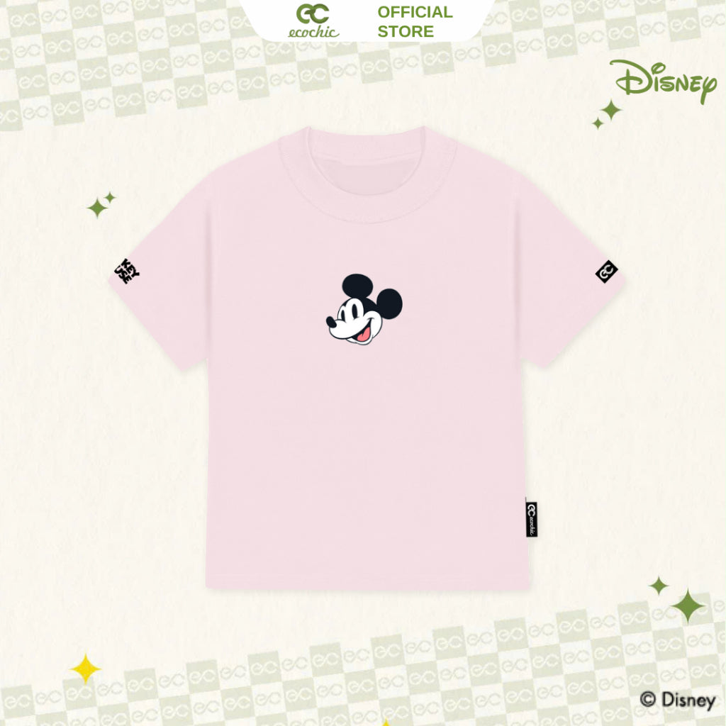 Genuine ECOCHIC MICKEY MUNCH Baby Tee T-Shirt Copyright Disney MICKEY COLLECTION BB008 