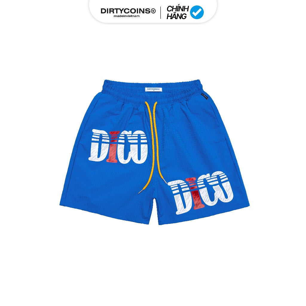 Dico Printed Ripstop Shorts Blue