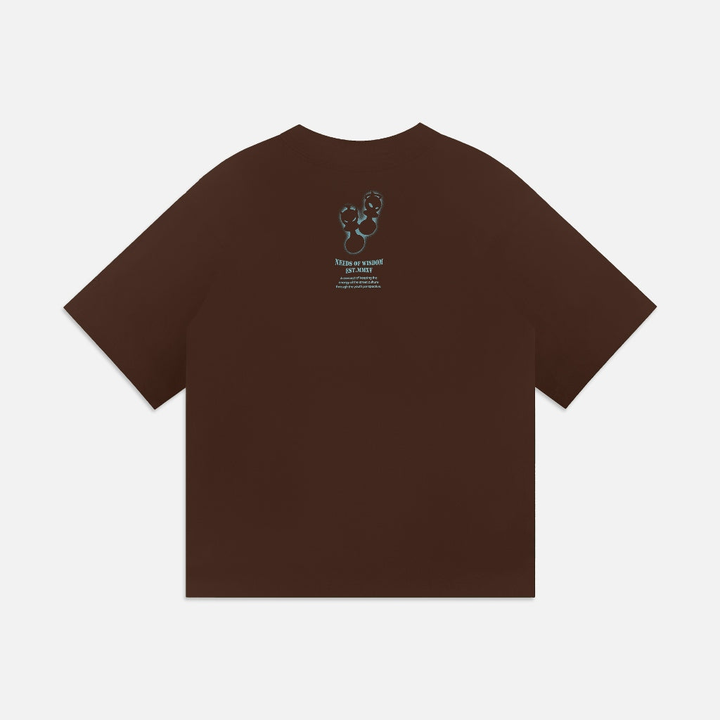 NEEDS OF WISDOM Chess Tee - Brown - Genuine Local Brand
