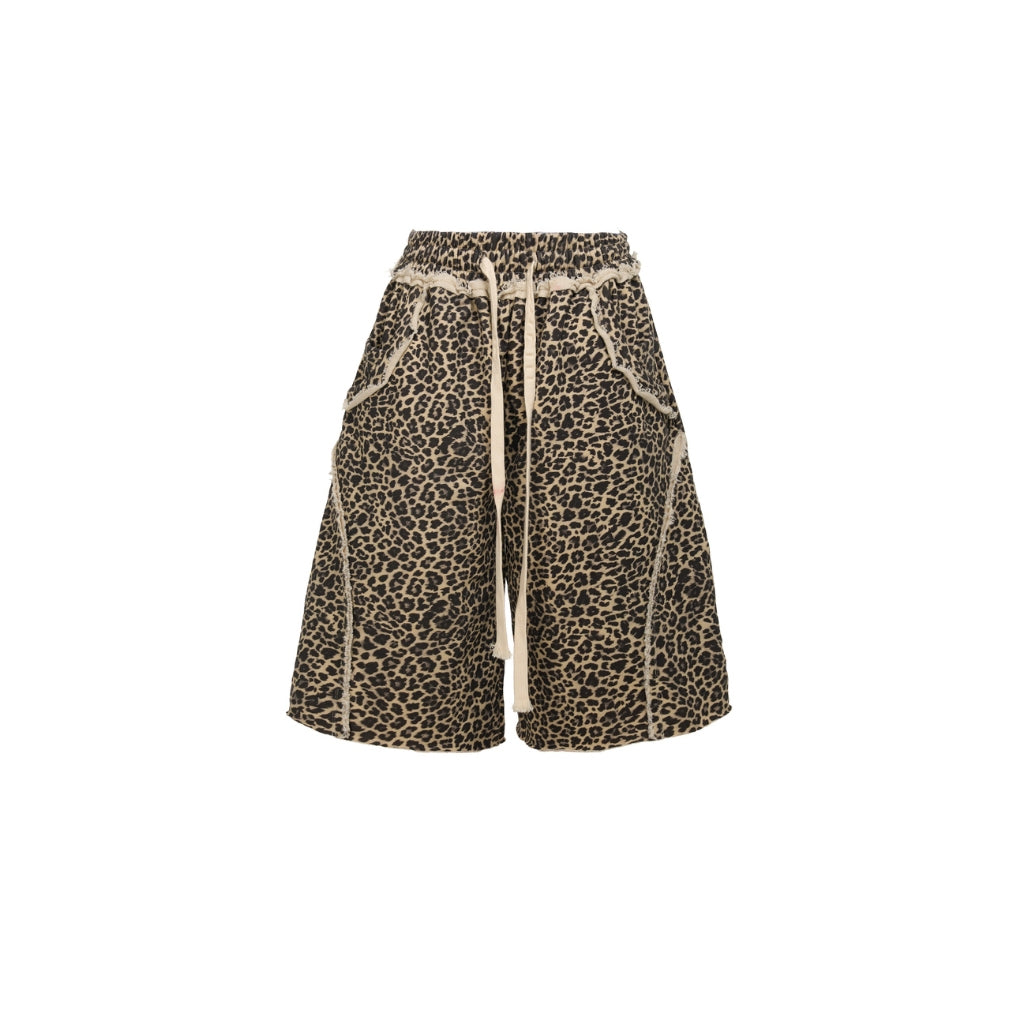 HADES Rugged Leopard Shorts - Unisex crew-leg shorts - Genuine HADES Brand