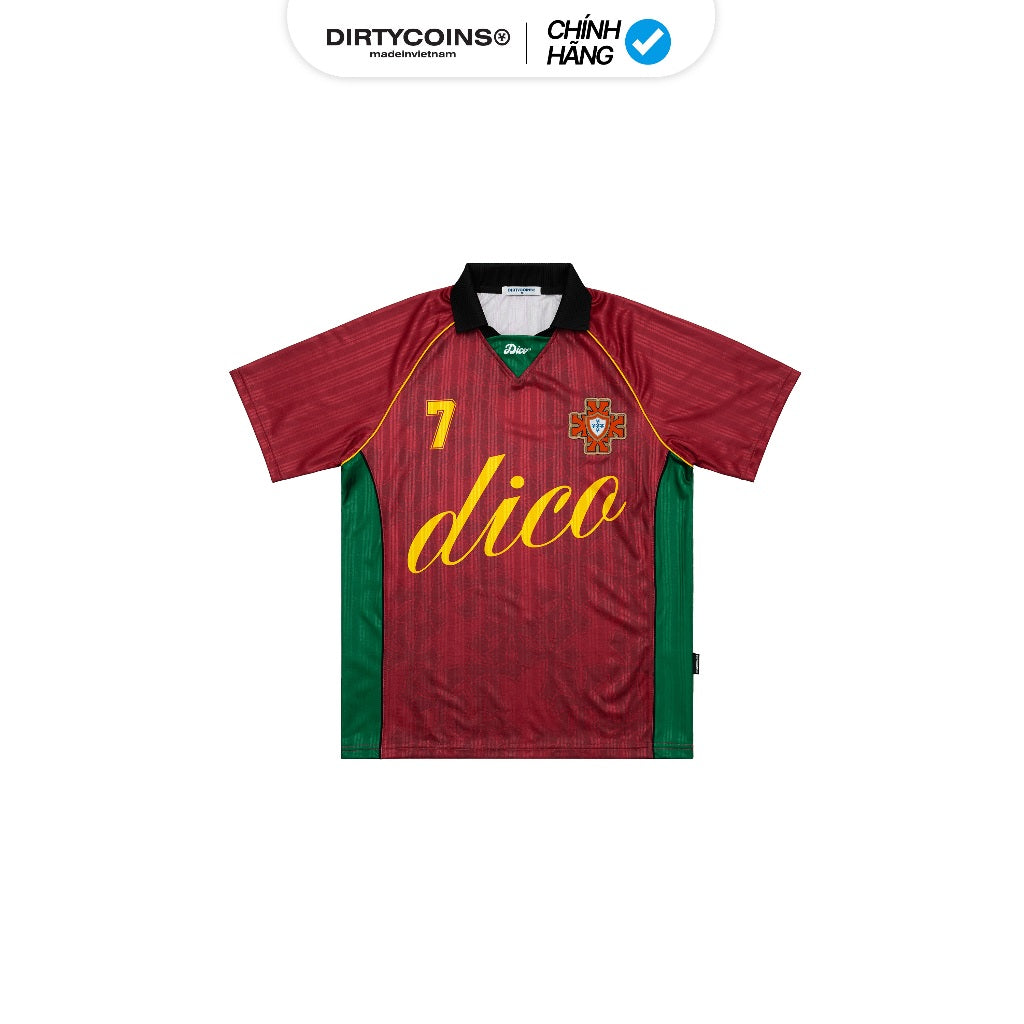 Soccer Jersey Dico Seven Red Green T-shirt