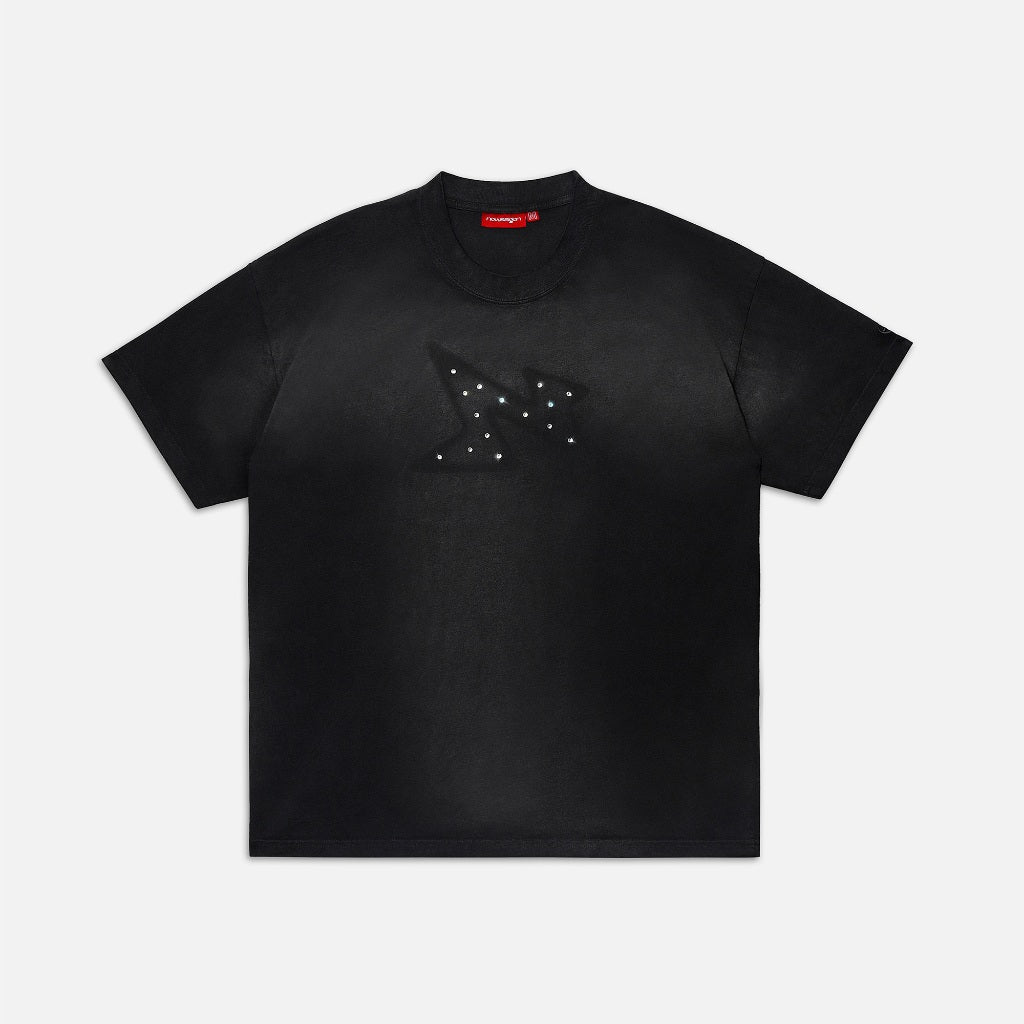 Áo thun NEEDS OF WISDOM Shadow Pigment Washed Tee - Black - Local Brand Chính Hãng