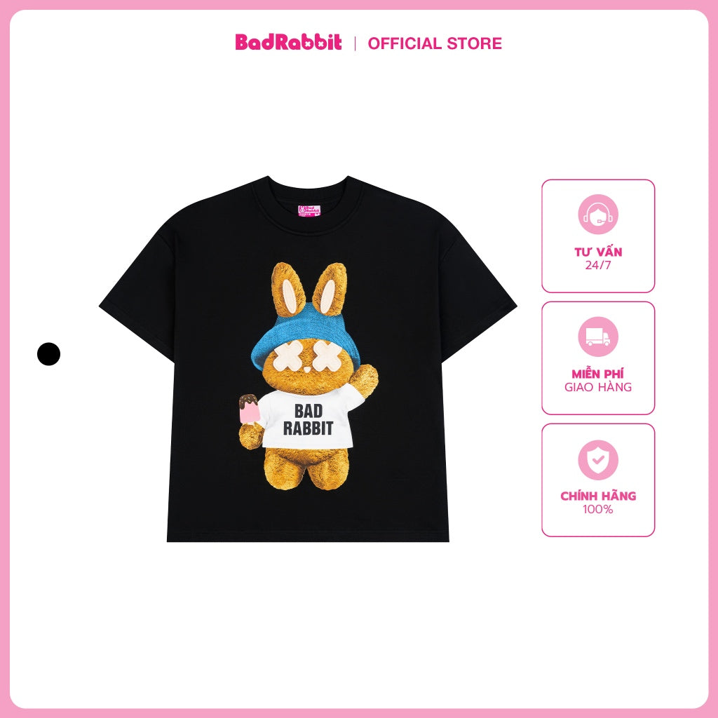 Sticky Boxy Rabbit Tee - Just Feel Collection - Authentic Local Brand