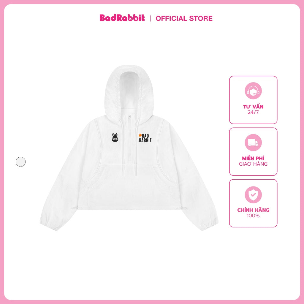[NEW PRODUCT] Bubblegum Rabbit Half Zip Jacket - Just Feel Collection - Genuine Local Brand