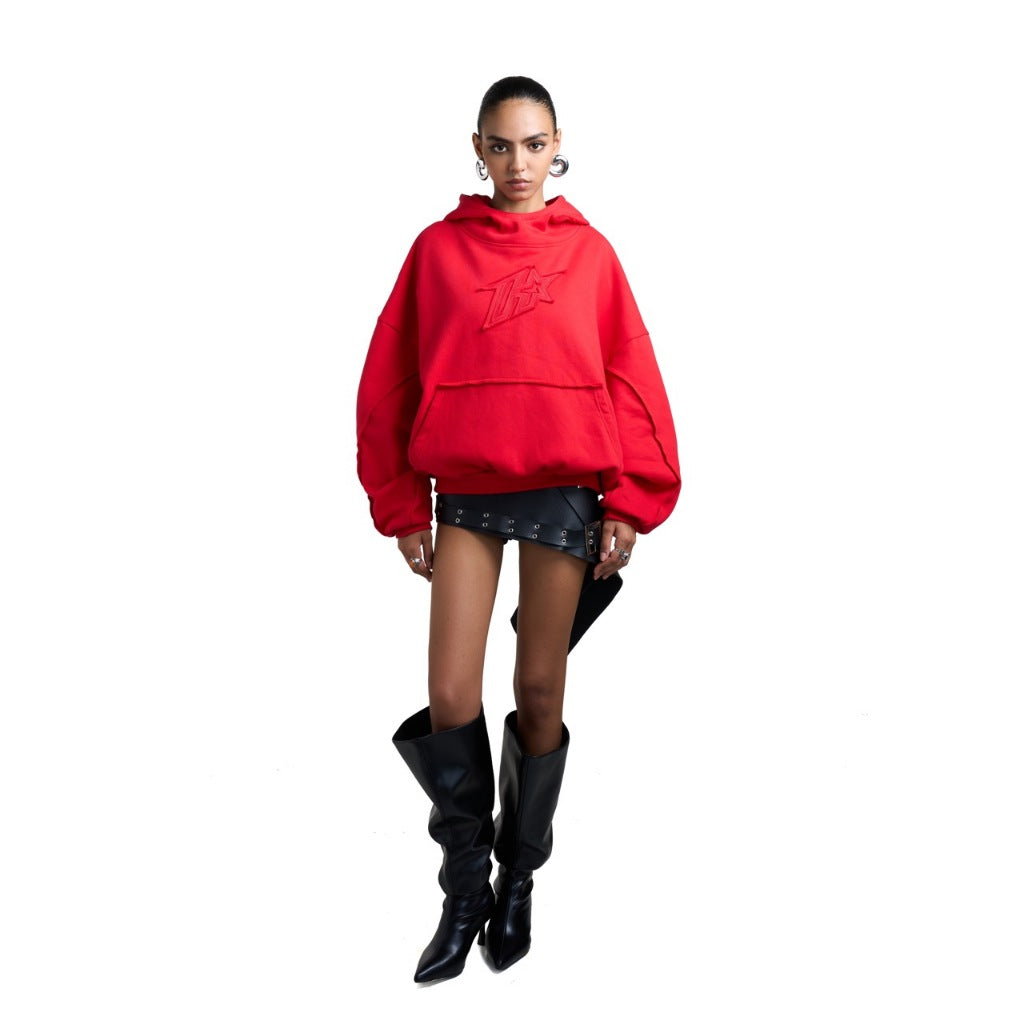 HADES DASPACE HOODIE - Hoodie Boxy Form fleece fabric - Genuine HADES Brand