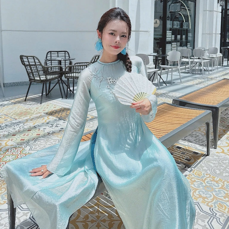 [PRE-ORDER] Bach Nhien LINN Design 4-panel modernized Ao Dai 