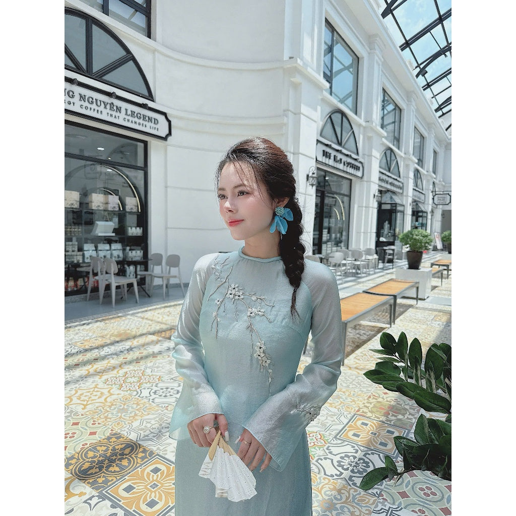 [PRE-ORDER] Bach Nhien LINN Design 4-panel modernized Ao Dai 