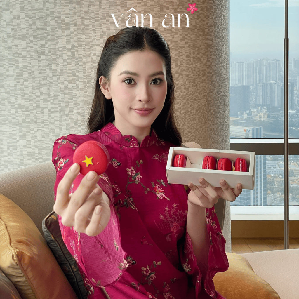 [VAN AN - TET 2026] CHAU DIEP Ao Dai - Long Style, Long Sleeves With 4-Panel Design - Premium Silk Material With High-Quality Printed Patterns