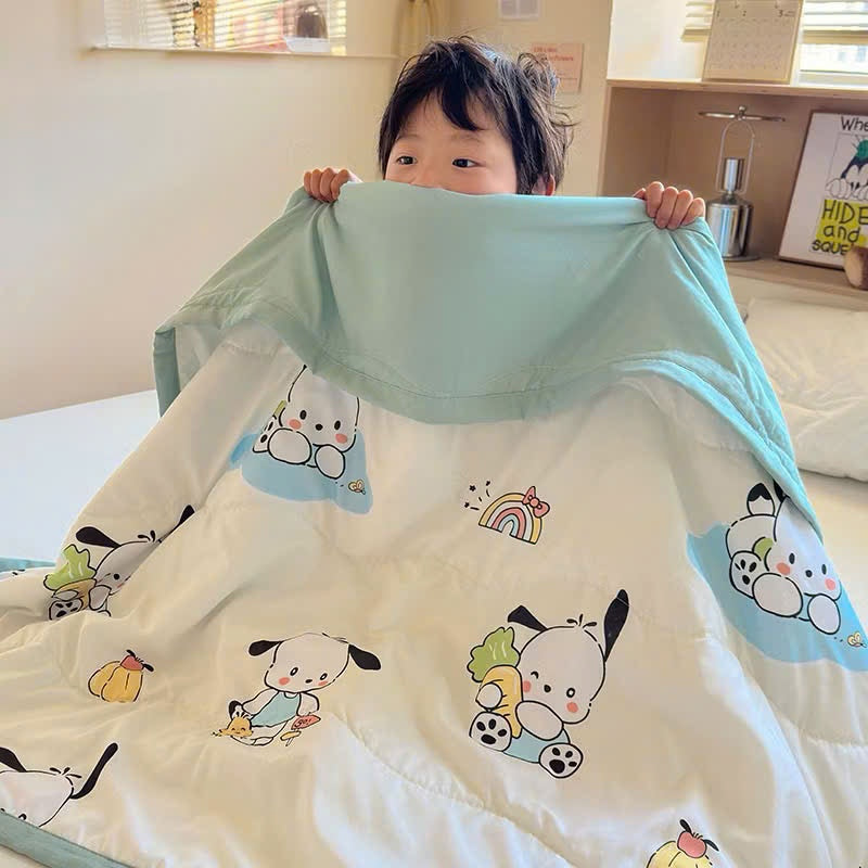 (GIFT) Children's Blanket, DISNEY Silk Cotton Blanket for School, Soft and Smooth A993