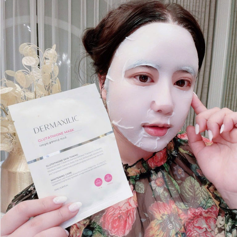 (QUÀ TẶNG KHÔNG BÁN) Mặt Nạ Hỗ Trợ Dưỡng Trắng Da Dermaxilic Mask Giúp Cấp Ẩm Đàn Hồi Da A972