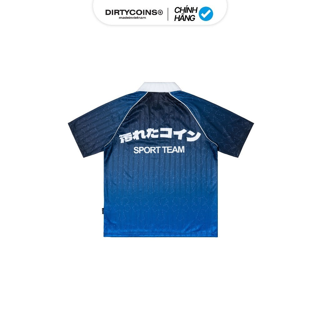 Áo thun Soccer Jersey DirtyCoins Dark Orca Blue