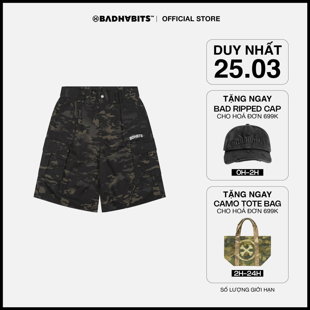 Quần Army Cargo Shorts - Local Brand Chính Hãng
