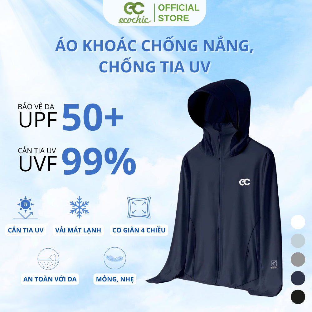 [VER 2026] Áo Chống Nắng Nam Nữ Dáng Ngắn Chất Liệu Cao Cấp Chống Tia UV UPF50+ Co Giãn Thoáng Mát B233