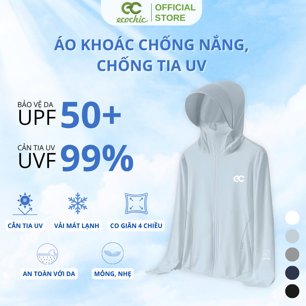 [VER 2026] Áo Chống Nắng Nam Nữ Dáng Ngắn Chất Liệu Cao Cấp Chống Tia UV UPF50+ Co Giãn Thoáng Mát B233