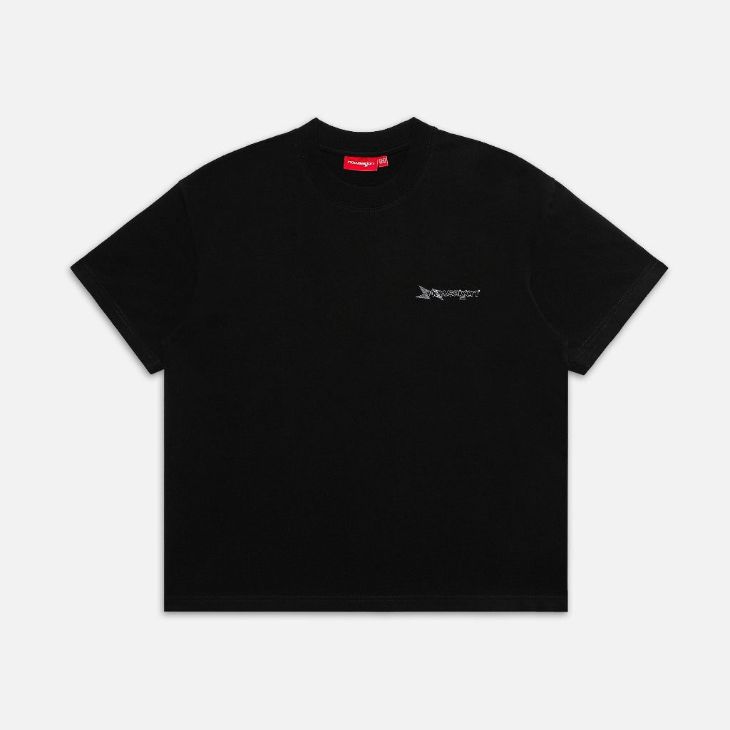NEEDS OF WISDOM Glitter Tee - Black - Genuine Local Brand