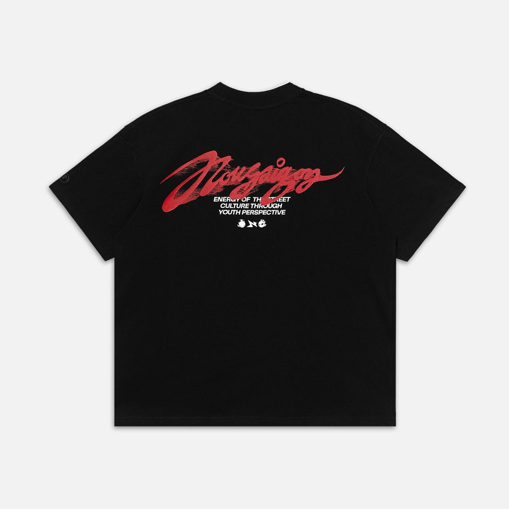 NEEDS OF WISDOM Blaze Tee - Black - Genuine Local Brand