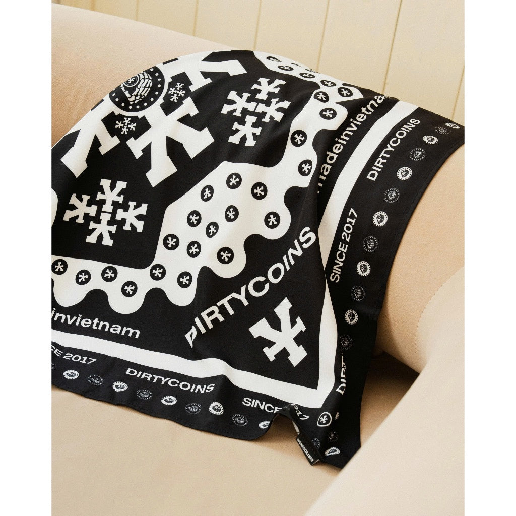 DirtyCoins Signature Y Pattern Bandana Towel