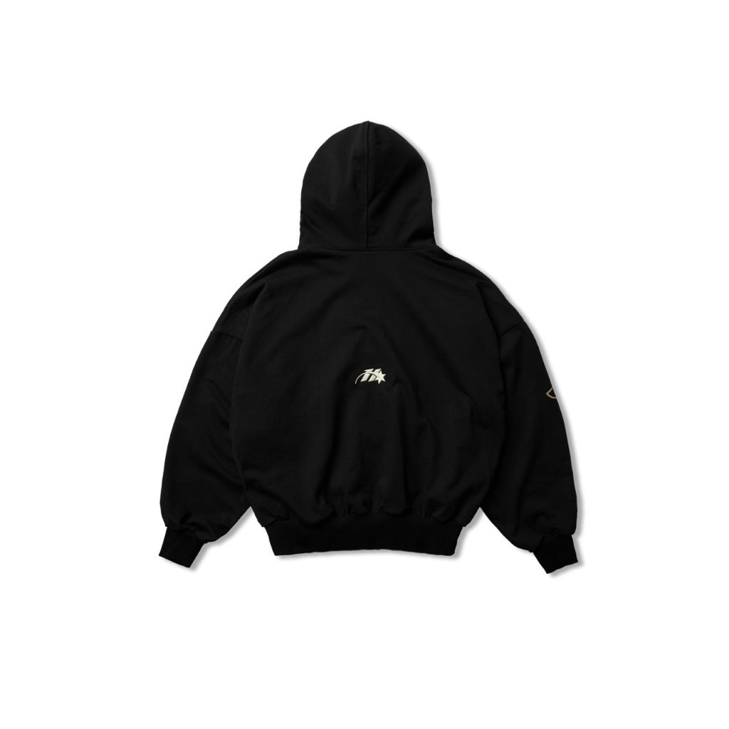 HADES HEAVEN’S CALL HOODIE ZIP - BLACK - HADES Brand chính hãng - Hoodie khoá kéo màu đen unisex