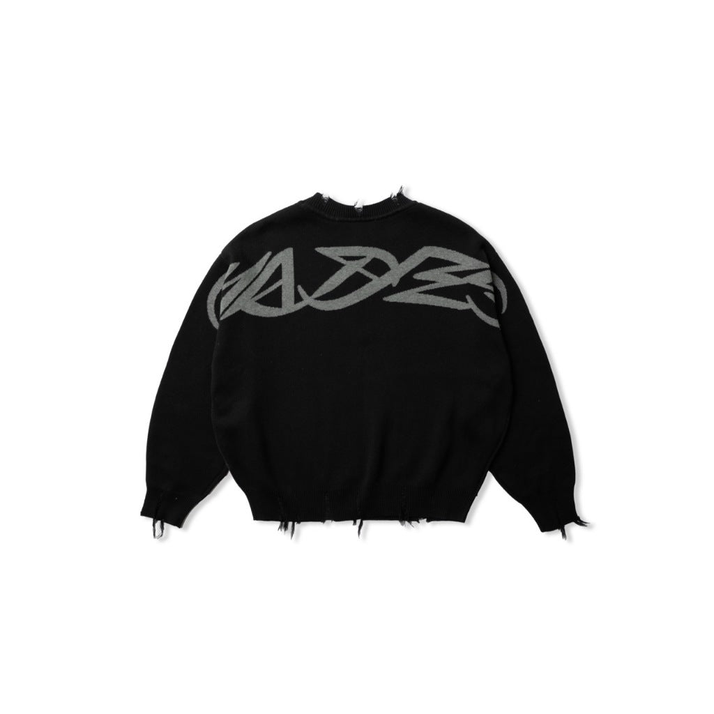 HADES Monolith Knit - BLACK - HADES Brand chính hãng Áo sweater dài tay knit màu đen