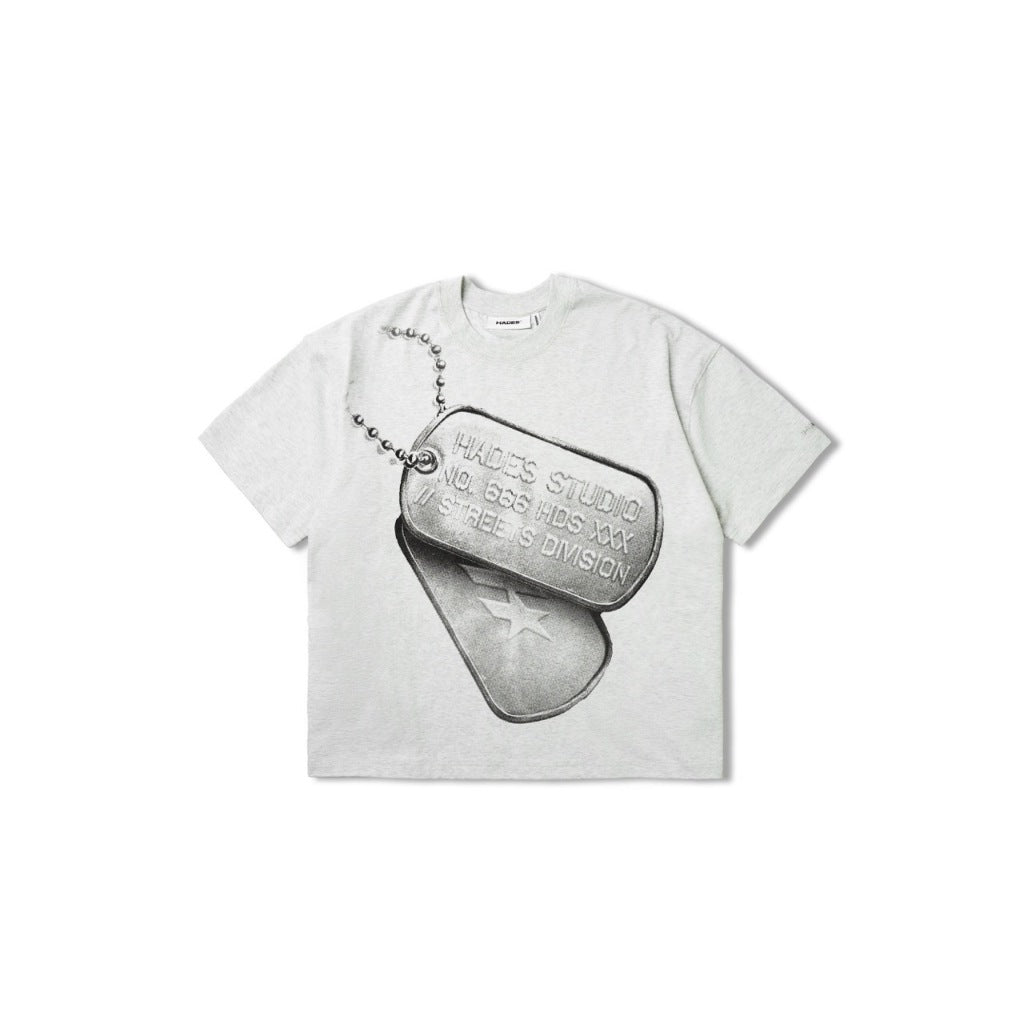 HADES ENLISTED TEE - GREY - ÁO THUN UNISEX - HADES BRAND CHÍNH HÃNG