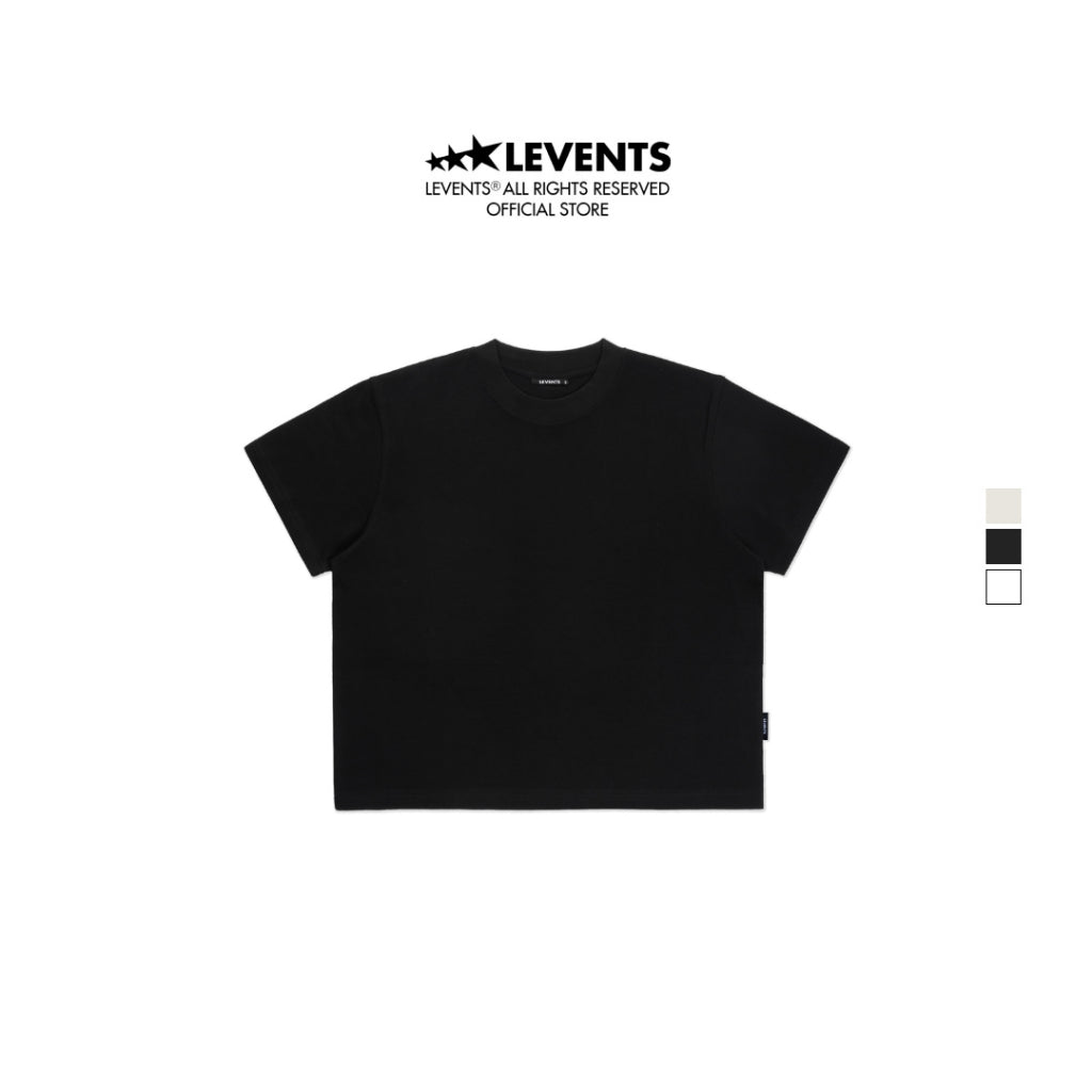 Áo Thun Trơn Levents Blank Boxy Tee 100% Cotton T-shirt Unisex
