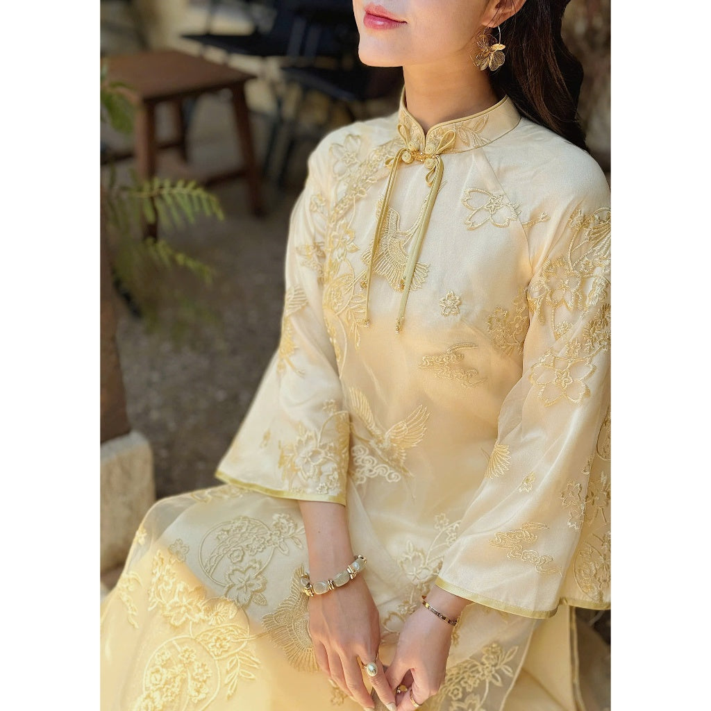 [PRE-ORDER] LINN Design Anh Nguyet 4-panel modernized Ao Dai 