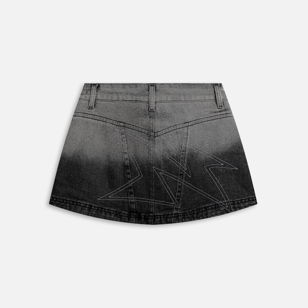 Váy NEEDS OF WISDOM Denim Cargo Mini Skirt - Washed Black - Local Brand Chính Hãng