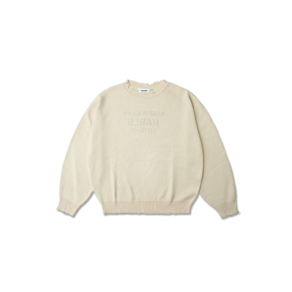 HADES Monolith Knit - TAN - HADES Brand chính hãng Áo sweater dài tay knit màu đen