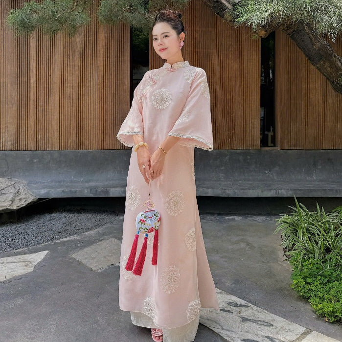 [PRE-ORDER] 4-panel modernized Ao Dai Ngoc Dien LINN Design 