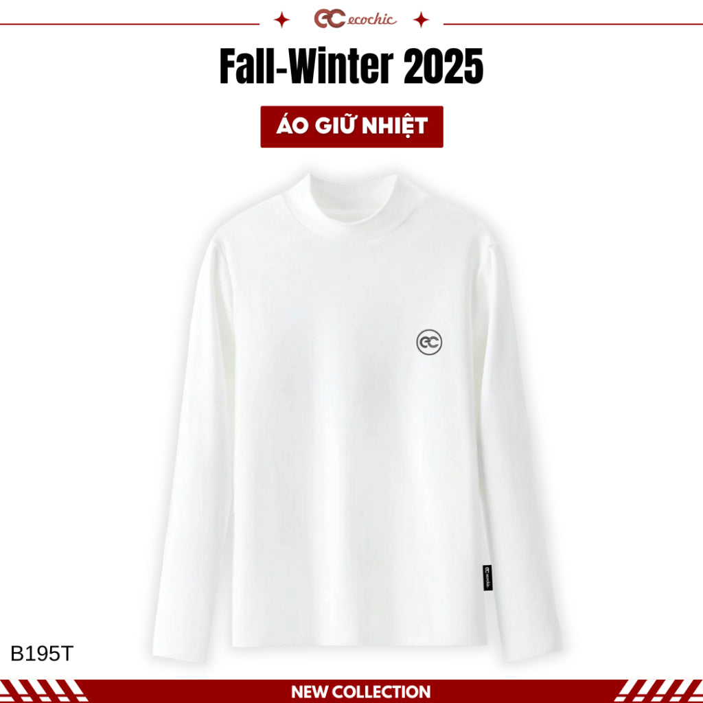 ECOCHIC VERSION 2 Thermal Shirt, Smooth Silk Coat, Anti-Static, Good Warmth, High Quality, Soft Cotton Material B195 