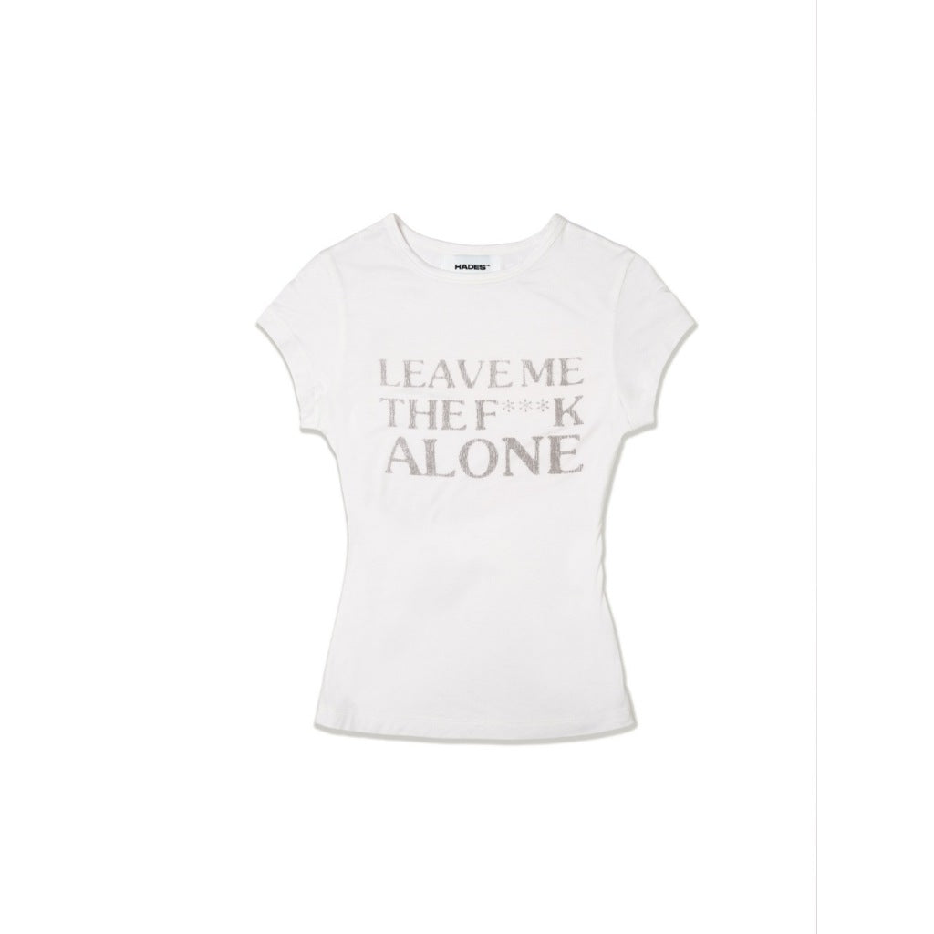 HADES No Entry Tee - White - HADES Brand Chính Hãng - Áo babytee trắng