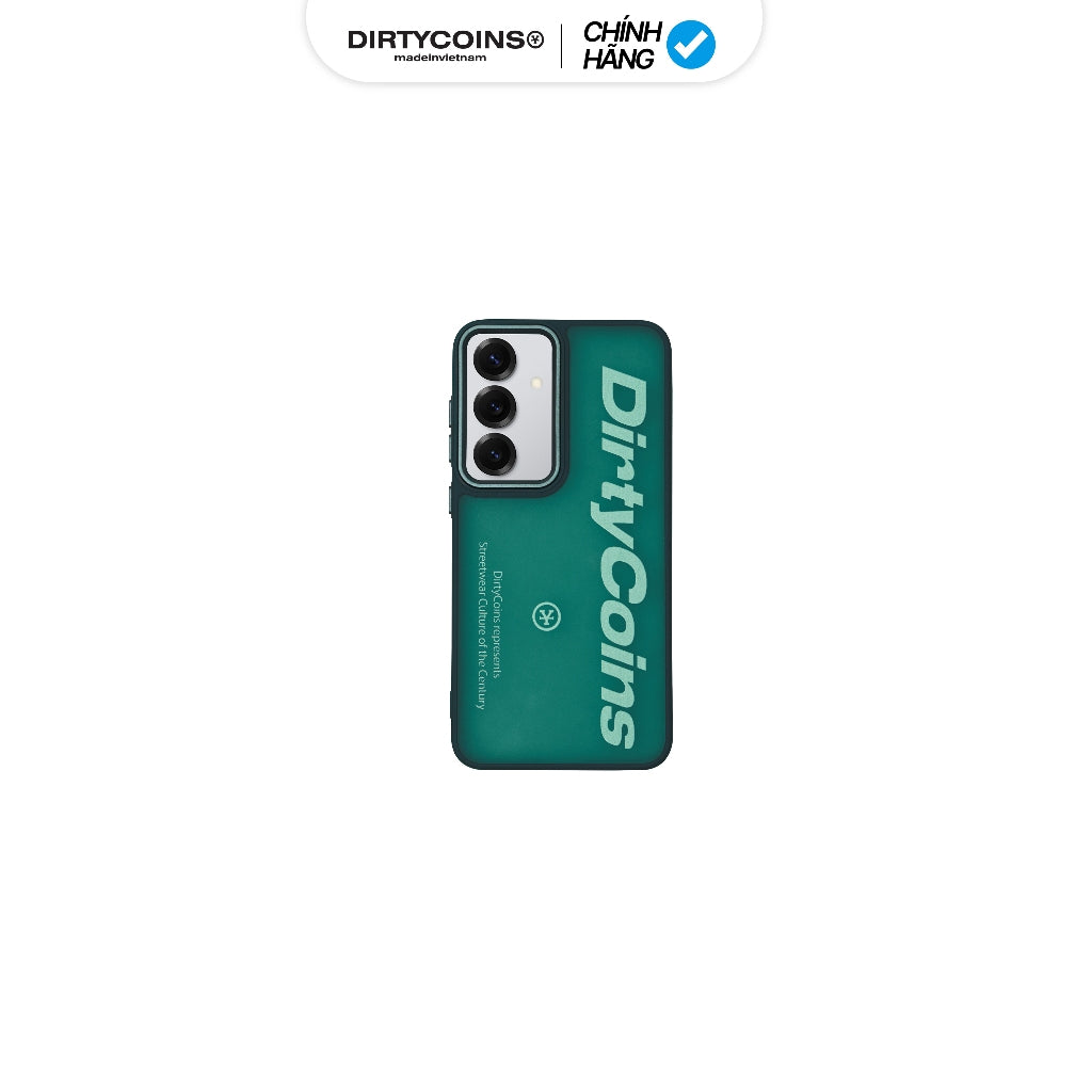 DirtyCoins Samsung Matte DirtyCoins Logo Type Green Case