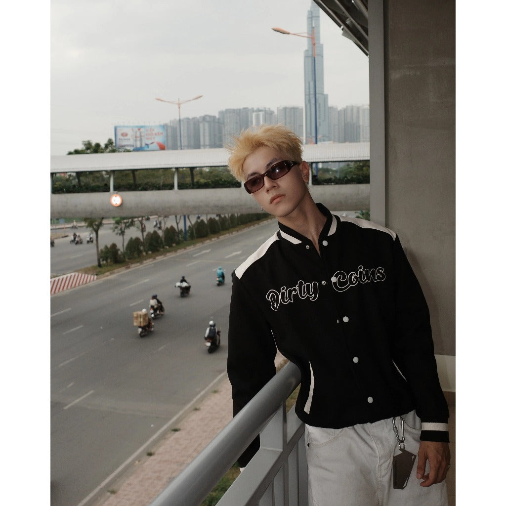 Áo Khoác DirtyCoins University Felt Varsity Jacket