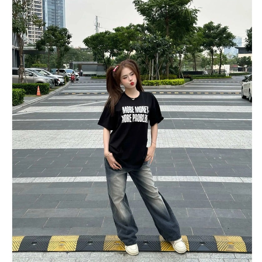 Áo Thun DirtyCoins More Money More Problems T-shirt - Black