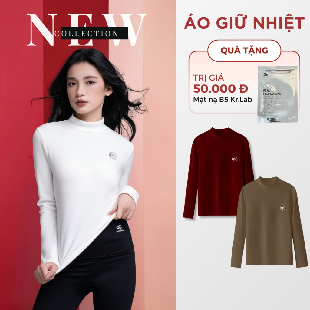 ECOCHIC VERSION 2 Thermal Shirt, Smooth Silk Coat, Anti-Static, Good Warmth, High Quality, Soft Cotton Material B195 