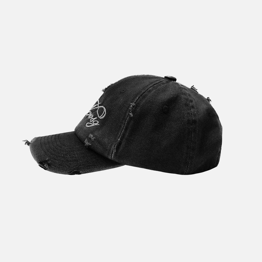 NEEDS OF WISDOM Script Washed Distressed Cap - Genuine Local Brand